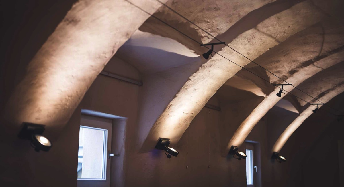 Gewölbe der Tanztonne der Rostscheune Bamberg, einem Projekt der STADTBAU GMBH BAMBERG