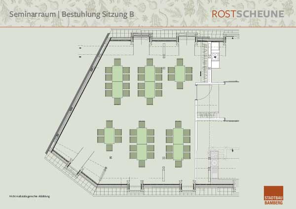 Rostscheune Bamberg Bestuhlung Sitzung