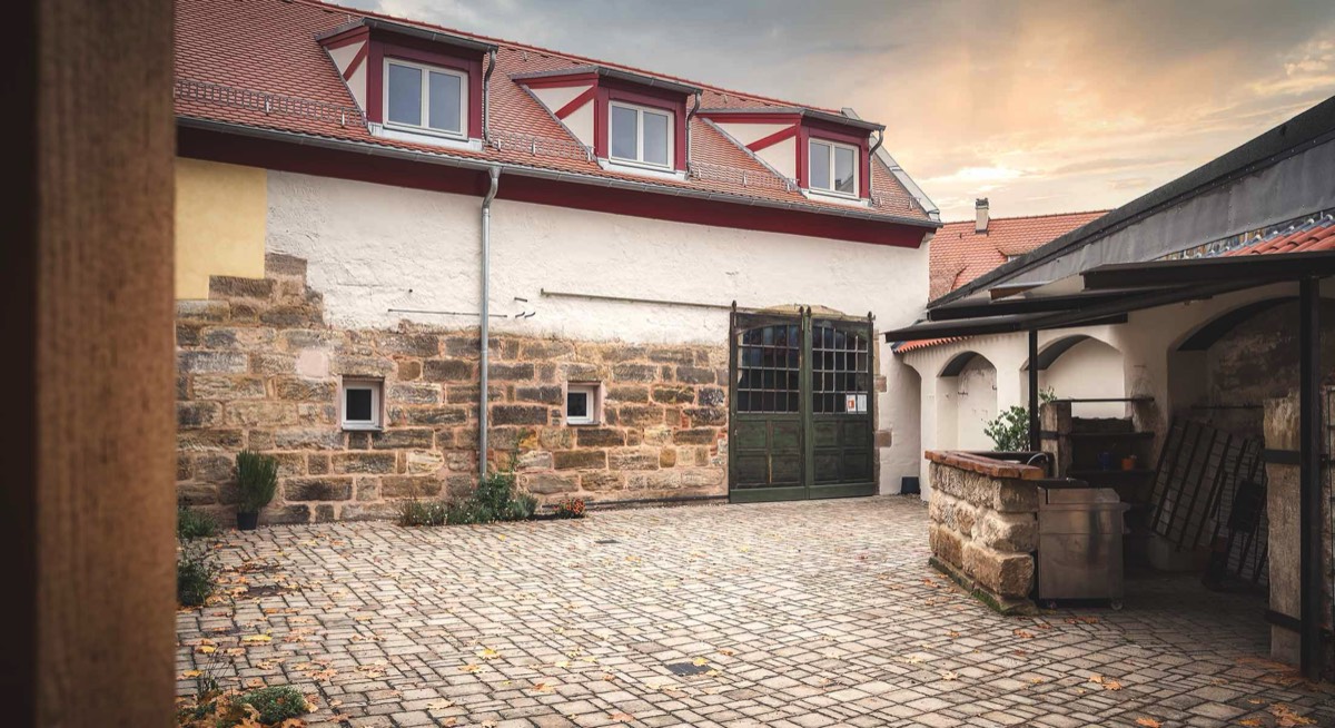 Hof der Rostscheune Bamberg